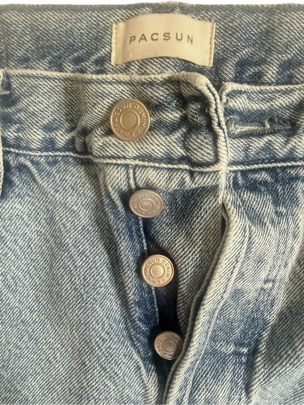 PacSun Eco Light Wash "Dad Jean" Straight Leg Denim - Size 28 | like new! - Picture 12 of 12